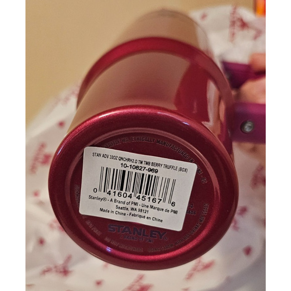 Stanley Berry Truffle Valentines Day Flowstate Quencher 30oz NEW 2025 - Picture 3 of 8